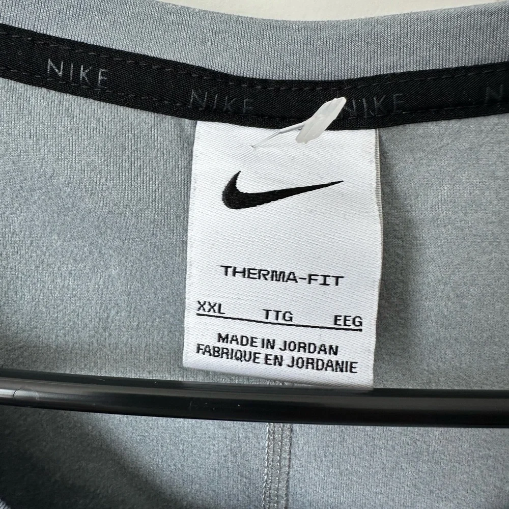 Nike Women's One Therma-Fit Grey Long Sleeve Top Size XXL